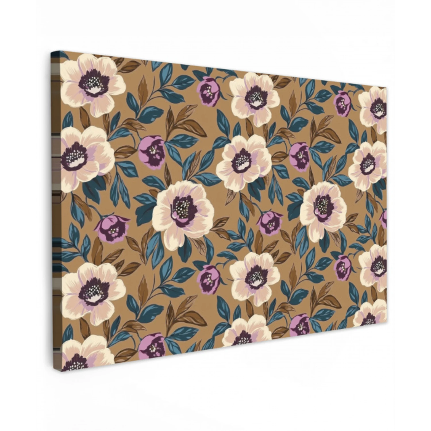 Floraal - Stilleven - Kleurrijk canvas 2cm klein 34 -z3d
