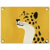 Cheetah - Illustratie - Geel tuinposter los doek klein -3d