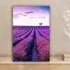 Lavendel - Bomen - Paars - Bloemen canvas 2cm klein -sfeer1