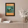 Pannenkoeken - Siroop - Illustratie - Oranje fotolijst zwart zonder passe partout klein -sfeer5