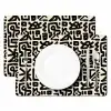 Geometrisch - Figuren - Zwart Placemat vinyl groot 368 -zzsfeer2_Kitchenyeah-website