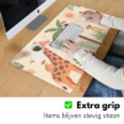 Dieren - Tropisch - Safari - Kleurrijk Muismat XXL klein -sfeer3