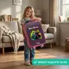 Neon Wheels Kinderkoffer - Roze klein -sfeer2_NL
