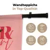 Star girl - Roze - Panter - Ster Wandkleed katoen klein -tsfeer2_DE