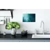Bootje - Water - Blauw Muursticker klein -keuken