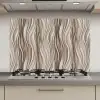 Golven - 3D - Crème keuken achterwand spatscherm klein 900 -3d_website