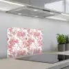 Tijger - Jungle - Natuur - Rood keuken achterwand spatscherm klein 900 -3d_schuin