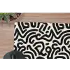 Modern - Abstract - Zwart muismat rubber klein 262 -closeup