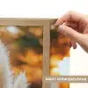 Pampasgras - Pluimen - Sierlijk Light Box met batterij (Wandlamp) middel -USP_websiteprintNL