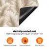 Botanisch - Patroon - Beige Inductie beschermer vinyl 3mm klein 276 -zzzzzzz-td-onderkant