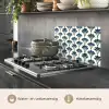 Klassiek - Motief - Blauw keuken achterwand spatscherm klein 900 -usp_NL