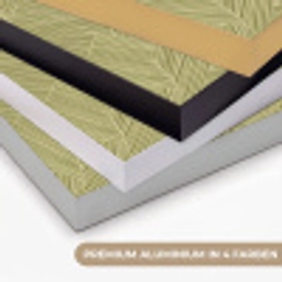 Abstract - Modern - Groen Textielframe zwart klein 947 -USP_kleurenDE
