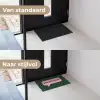 Tekstwolk - BLAH BLAH BLAH - Roze Deurmat klein -voor-na_NL