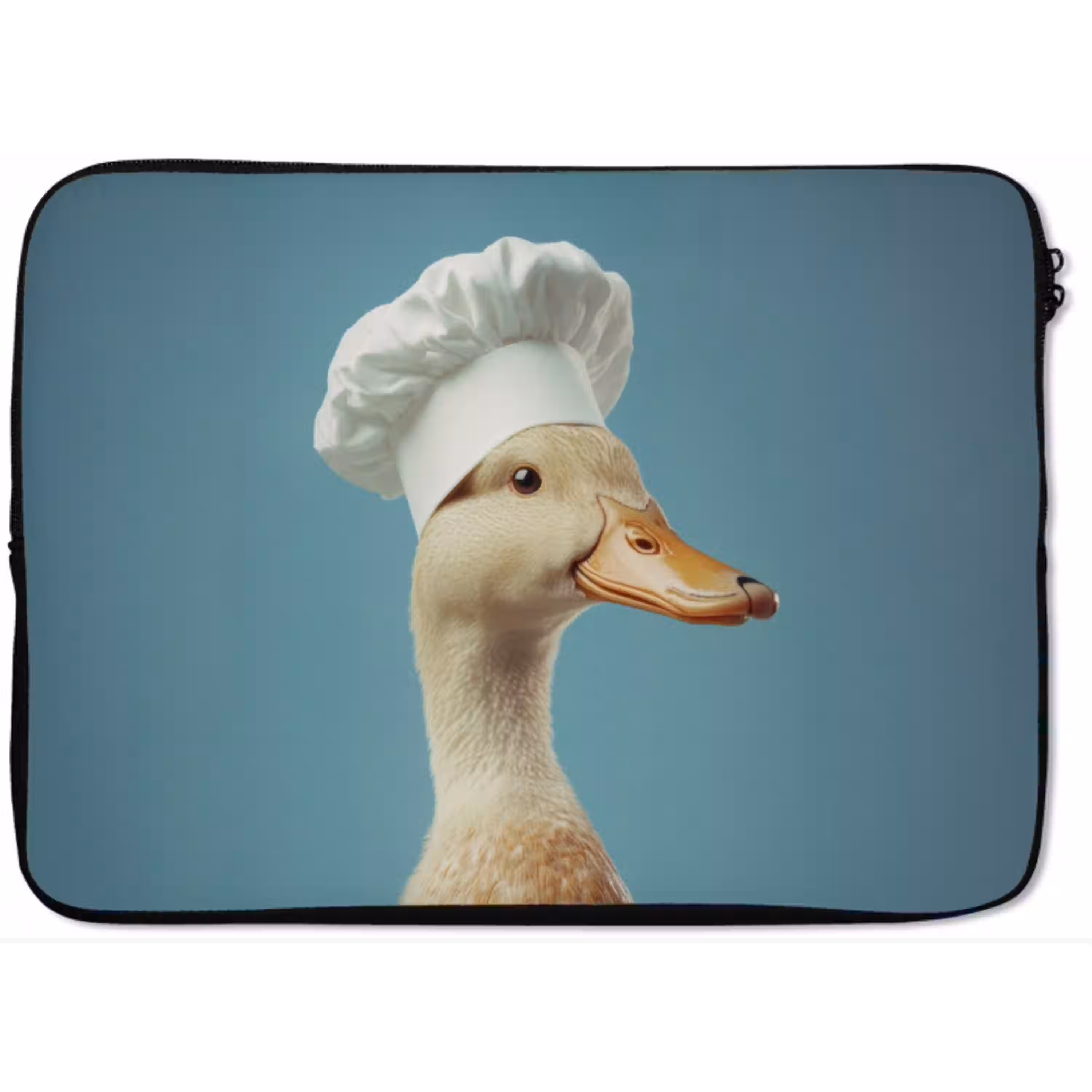 Eend - Koksmuts - Cute - Vogel laptophoes neopreen klein -zkaufland3dotto