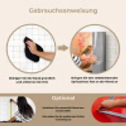 Roodborstjes - Sierlijk - Bloesemtak keuken achterwand spatscherm klein -gebruiksaanwijzing_DE