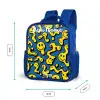 Smiley - Geel - Blauw Kinderrugzak - Blauw middel -productfoto_formaten