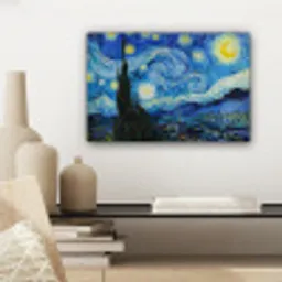 De sterrennacht - Vincent van Gogh canvas 2cm klein -sfeer6