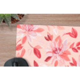 Botanisch - Bloemen - Rood muismat rubber klein 262 -closeup
