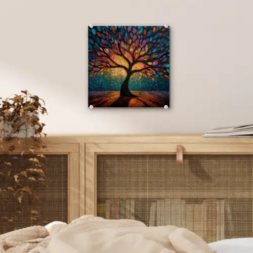 Mozaïek - Kleurrijk - Boom - Takken plexiglas 5mm klein -sfeer4
