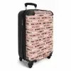 Liefdeswoorden op lichtroze NBS - Handbagage koffer - Kinderen Unisex middel -productfoto_3d