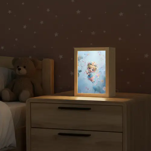 Fee - Bloemen - Sprookje - Blauw Light Box met kabel klein -sfeer1_kind