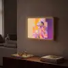 Abstract - Portret - Vrouw - Kleurrijk Light Box met batterij (Wandlamp) middel -sfeer1