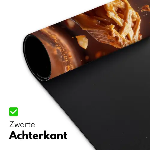 Appel - Taart - Warm - Eten Muismat XXL klein -sfeer2