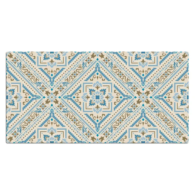 Bureau onderlegger - Perzisch Tapijt - Patronen - Blauw