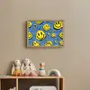 Smileys - Geel - Blauw Light Box met batterij (Wandlamp kind) middel -sfeer2_kind