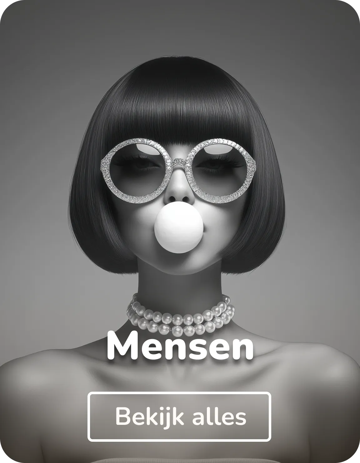 Vilt schilderijen mensen