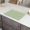 Glanzend - Mozaïek - Tegels - Zacht - Groen Inductie beschermer vinyl 3mm klein 276 -sfeer8