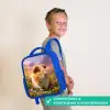 Cavia - Natuur - Dier Kinderrugzak - Blauw middel -sfeer3_NL