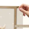 Walvis - Minimalistisch - Bloemen - Stippen Light Box met batterij (Wandlamp kind) middel -USP_websiteprintNL