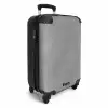 Lederen look grijs NBS - Handbagage koffer - Kinderen Unisex middel -productfoto_3d