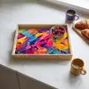 Abstract - Vormen - Kleurrijk Dienblad Rechthoek middel -sfeer2
