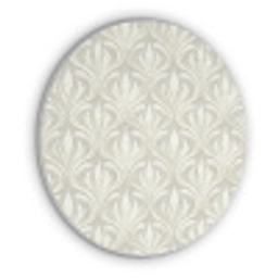 Barok - Patroon - Beige Akoestische PET Vilt - Rond klein 838 -3d