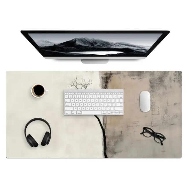 Desk Mat - Wabi sabi - Plant - Beige