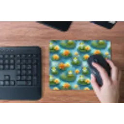 Kikker - Lelies - Groen muismat rubber klein 262 -toetsenbord