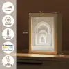 Moskee - Architectuur - Ramadan - Islamitische Light Box met kabel (Tafellamp) klein -USP_NL