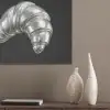 Croissant - Metaal - Zilver PET vilt klein -sfeer6_closeup