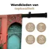 Lantaarn - Deur - Turquoise Wandkleed katoen klein -sfeer2