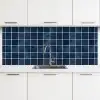 Tegel - Modern - Blauw keuken achterwand 2 middel 871 -3d