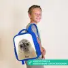 Zyon Zeehond Kinderrugzak - Blauw middel -sfeer3_NL