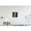 Doorkijk - Landschap - Bloemen - Rozenboog - Natuur textielposter latten blank klein -kinderkamer