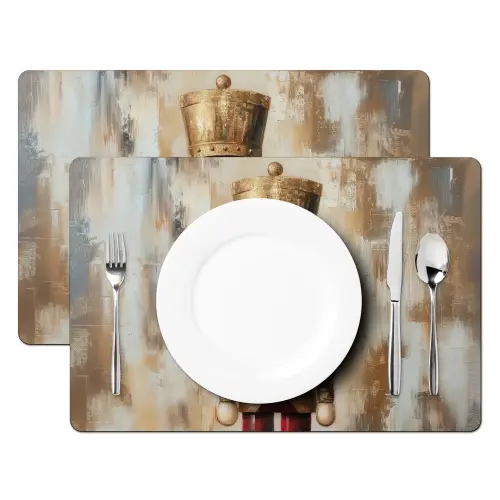 Kerst - Poppetje - Abstract Placemat vinyl groot -zzsfeer2_Kitchenyeah-website