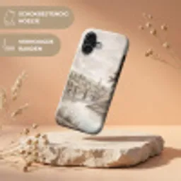 Dorp - Brug - Uitzicht - Groen Toughcase MagSafe Apple iPhone 17 klein -USP_RandenV_NL