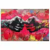 Street art - Handen - Graffiti - Kunst - Banksy poster papier klein -3d