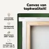 Vrouw - Groen - Bril - Aesthetic - Modern canvas 2cm klein -zzzsfeer2_topdoek