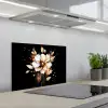Bloem - Verf - Goud - Graffiti - Modern keuken achterwand spatscherm klein -3d_schuin