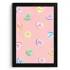 Hart - Snoep - Pastel - Tekst KitchenYeah - Keuken - Fotolijst klein -3d